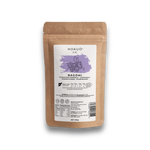 Hokuō Nagomi herbal calming blend for dogs and cats with chamomile, lemon balm, passionflower, and valerian root in brown resealable pouch