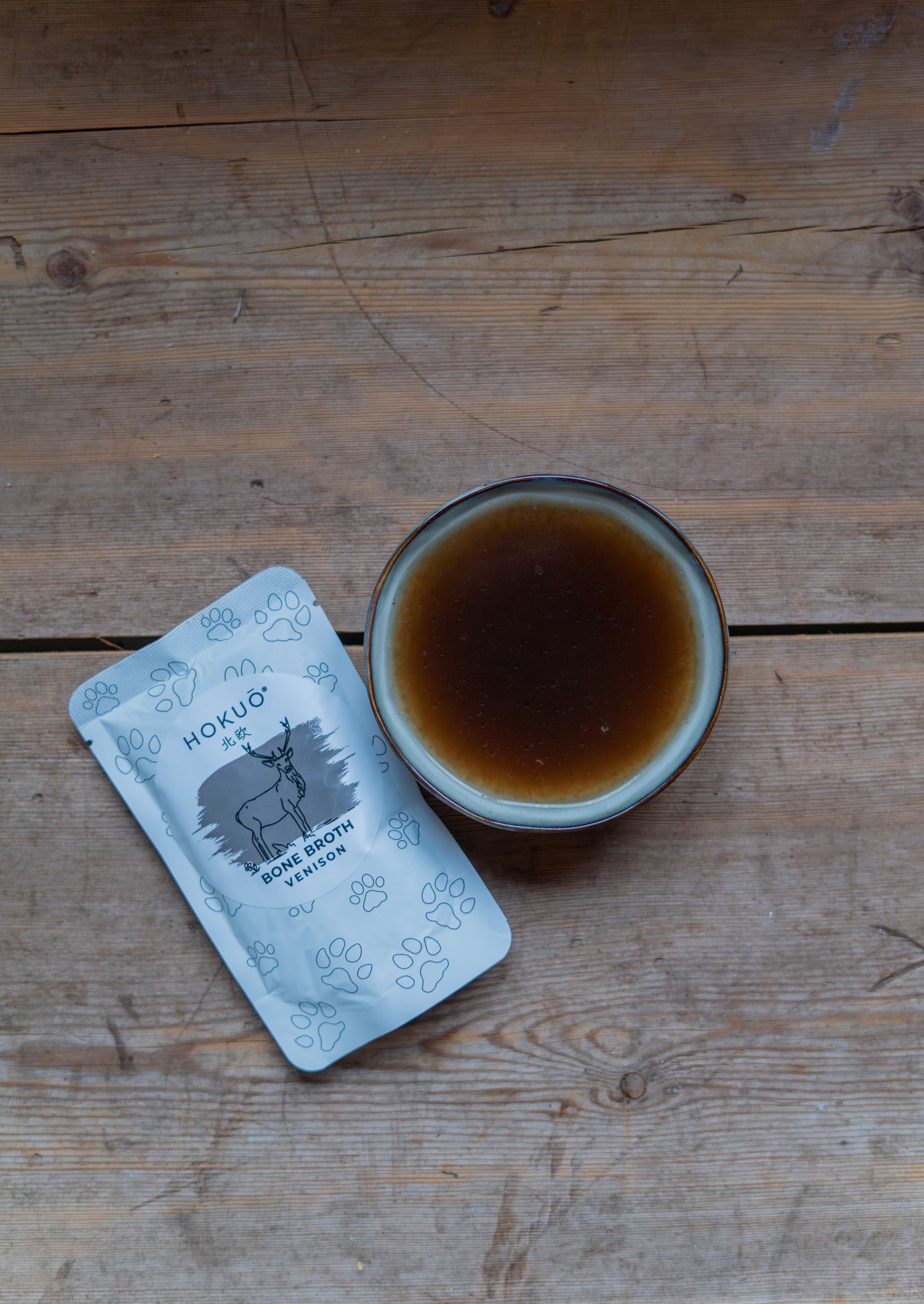 wild venison and organic reishi bone broth for cats and dogs from hokuo 