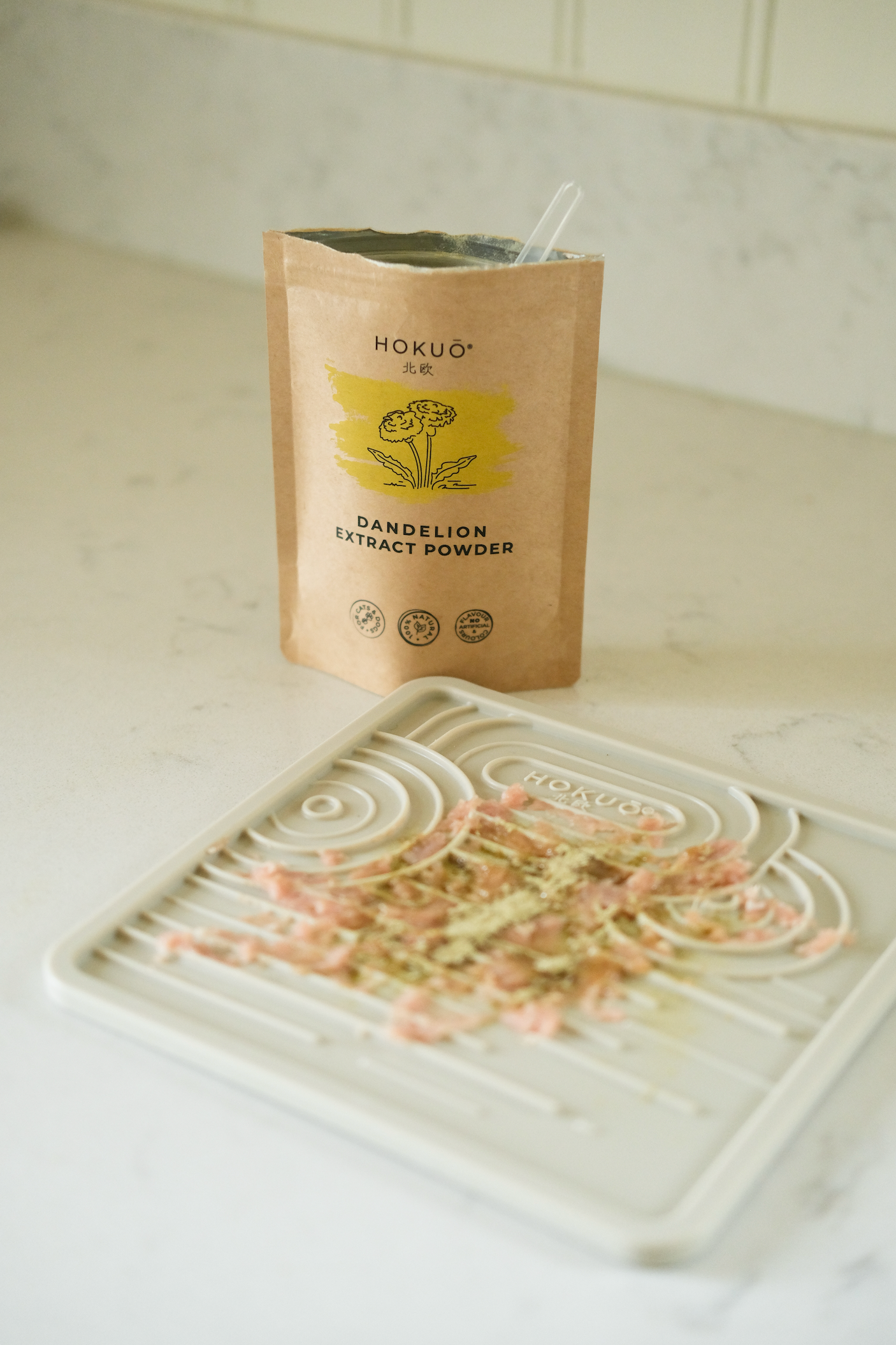 dandelion extract powder for kidney liver and urinary support for cats and dogs made by hokuo 